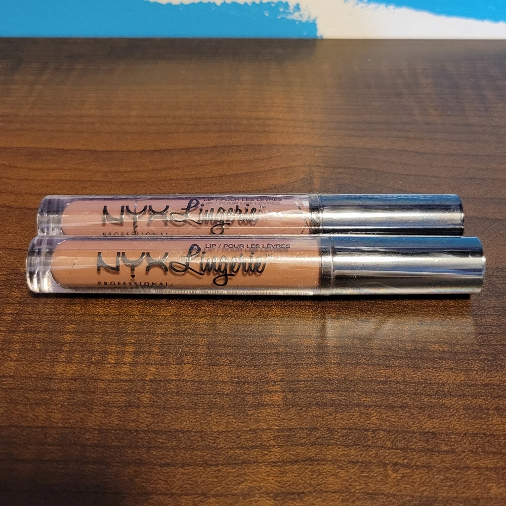 SOLD - NYX Lingerie Liquid Lipstick Set of 2 - #s 14 & 16